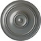 Ekena Millwork Small Classic Ceiling Medallion (Fits Canopies up to 10"), Hand-Painted Silver, 40 1/4"OD x 3 1/8"P CM40CLSLS - alternate 1